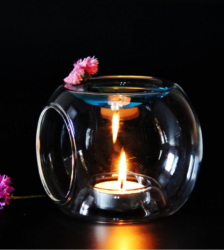 Glass Candle Aroma Oil Burner