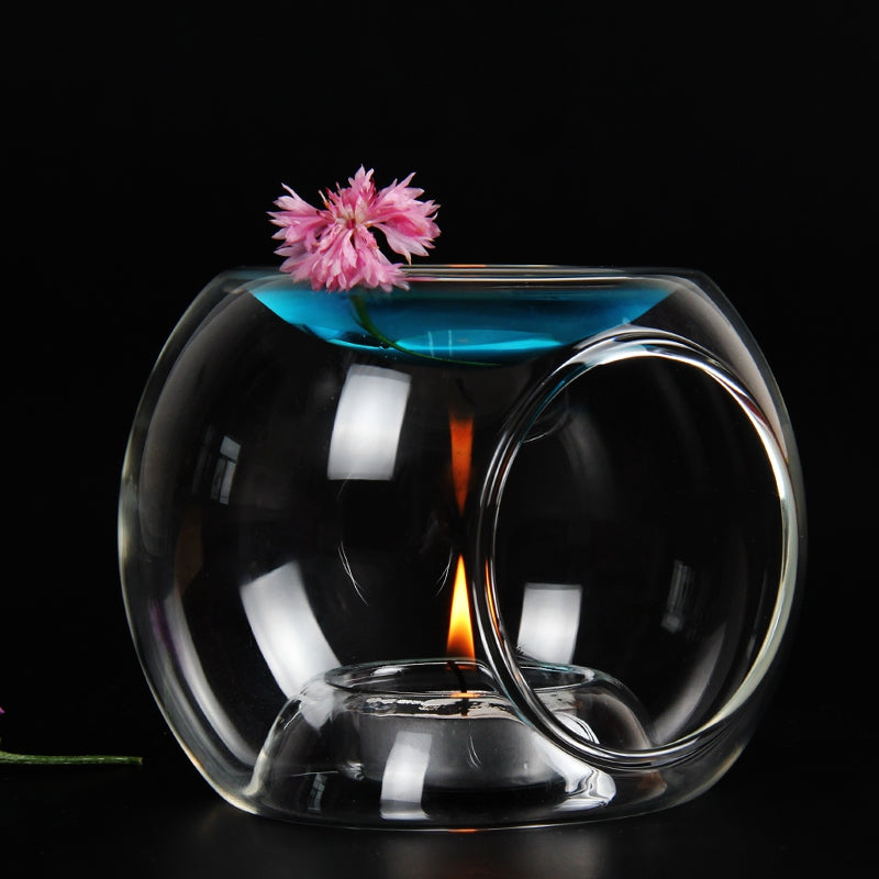 Glass Candle Aroma Oil Burner