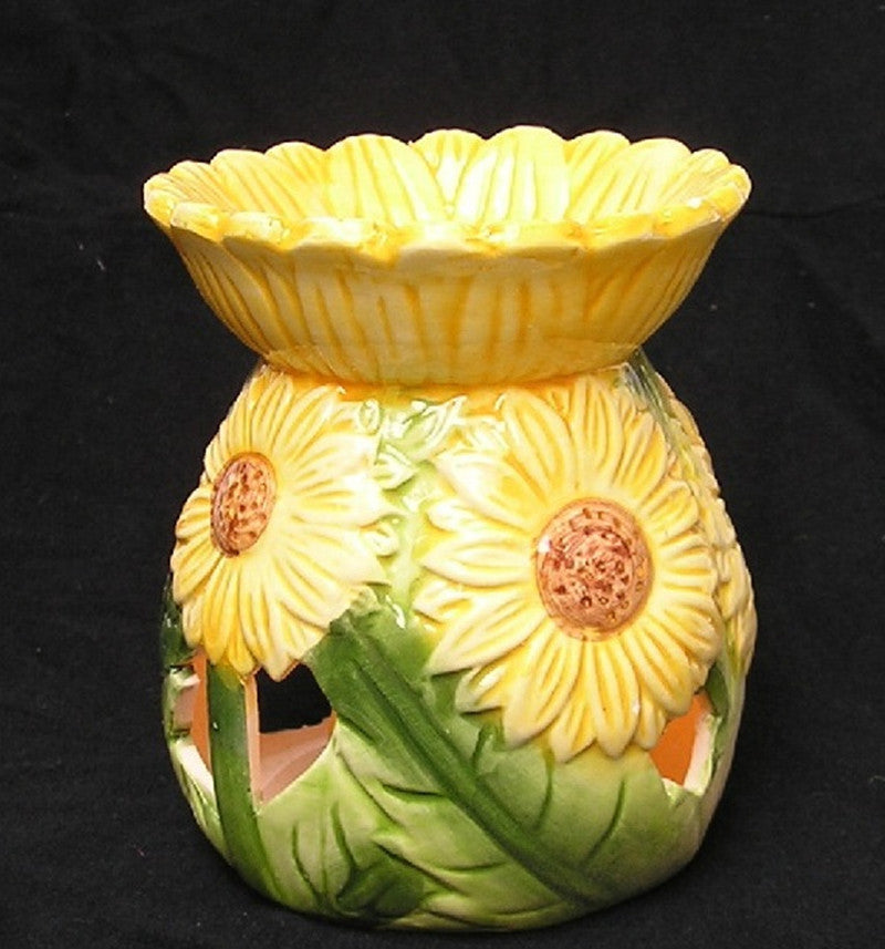 Beautiful Sunflower Ceramic Oil Burner