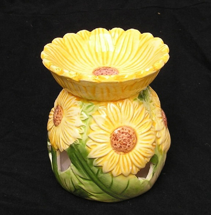 Beautiful Sunflower Ceramic Oil Burner