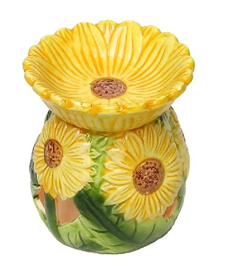 Beautiful Sunflower Ceramic Oil Burner