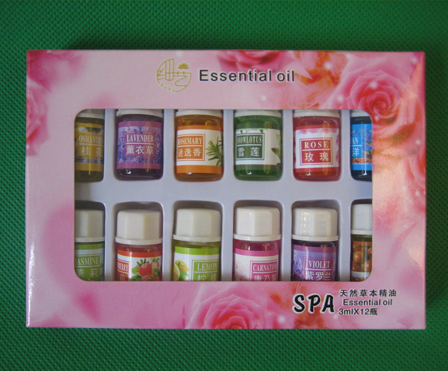 12 Fragrance Essential Oils Pack