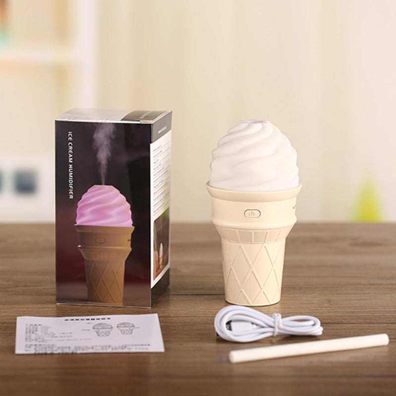 Creative Mini Ice Cream Air Humidifier