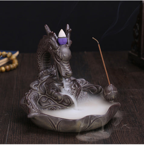 Dragon Smoke Blackflow Incense Burner