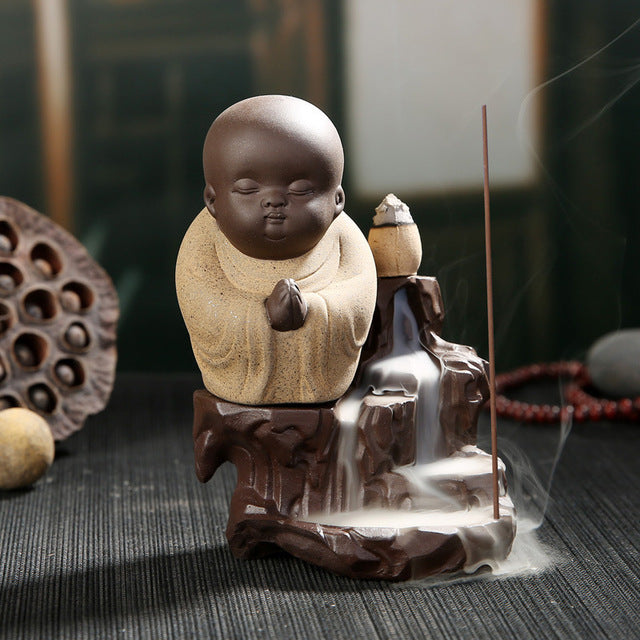 The Little Monk Buddha Incense Burner